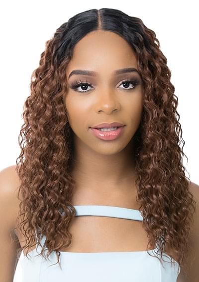 HH HD LACE CRIMPY WATER WAVE 20" [Full Wig | HD Transparent Lace | Human Hair Mix