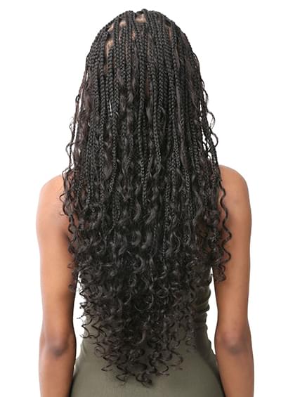 ILLUZE HH FULL LACE BOHO BRAID DEEP 28" [Full Wig | Free Part Lace | 100% Hand-Braided | 100% HH PREMIUM MIX