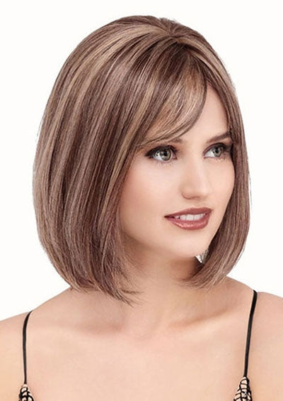 Louis Ferre Platinum Lace Front Human Hair Wigs