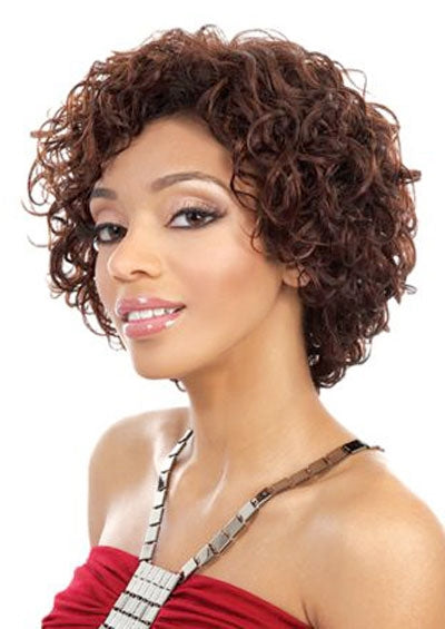 H. SHEA Curly Human Hair Wigs