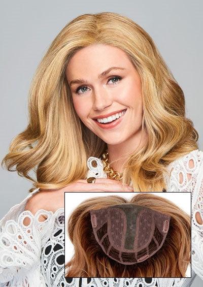 Human Hair Clip In Top Piece