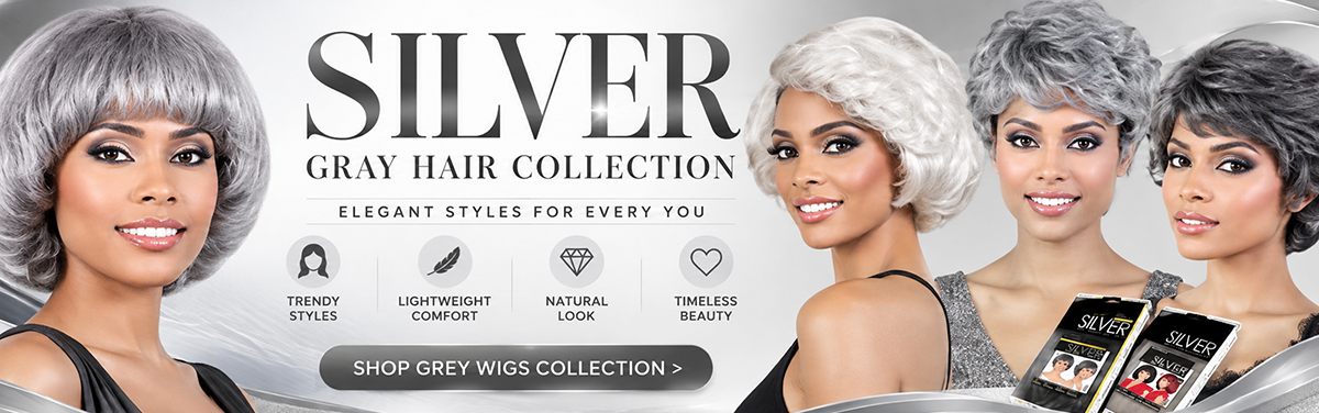 Grey Wigs for Black Women
