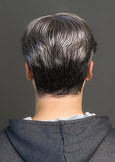 403 MEN'S SYSTEM [Mono-Top Piece | Scallop Front | All Hand-Tied | Super Remy Human Hair ]