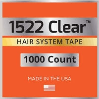 1522 CLEAR TAPE STRAIGHT BULK [Straight 1"x3" Strips | Bulk of 1000 PCS]