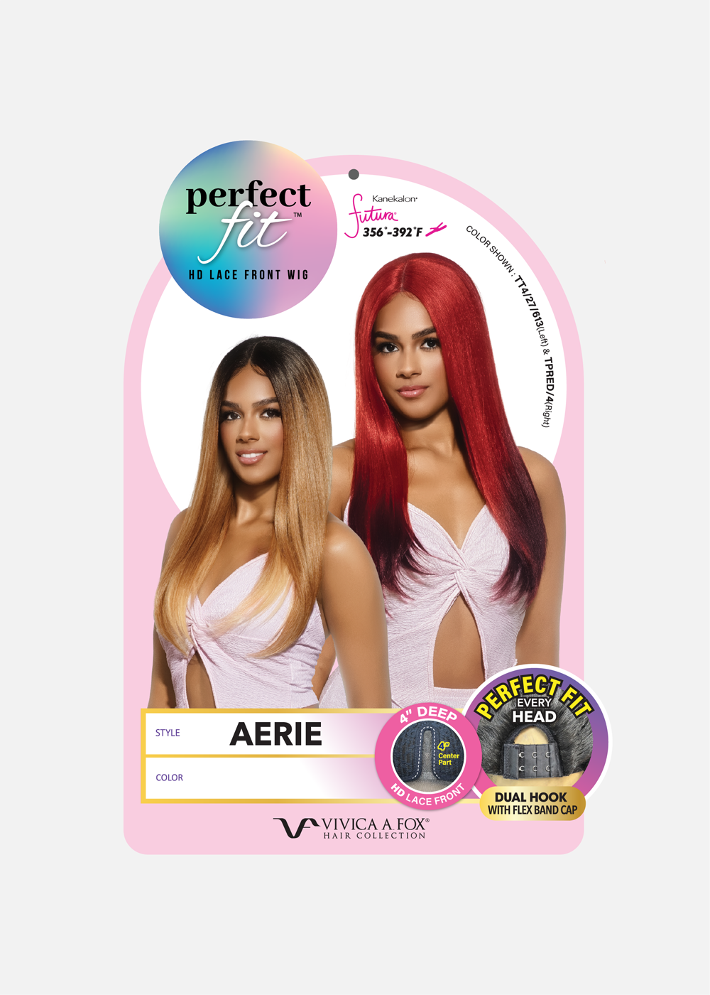 AERIE [Full Wig | 4" HD Deep Lace Part | Dual Hook with Flex Band Cap | High-Temp Fiber]