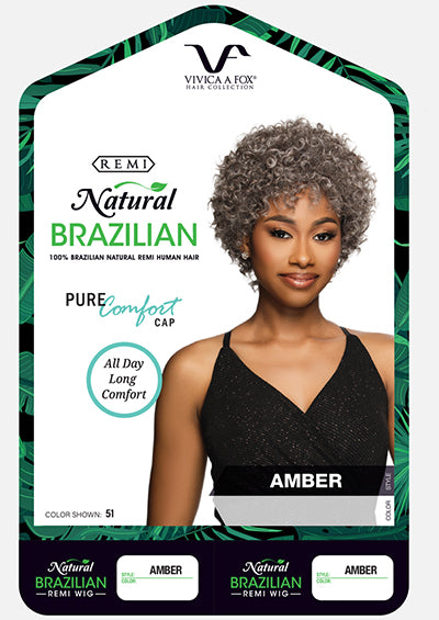 AMBER [Full Wig | Pure Stretch Cap | 100% Human Hair]