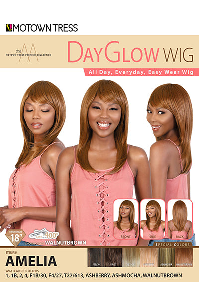 AMELIA [Full Wig | Day Glow Wig | High Temp Synthetic Fiber]