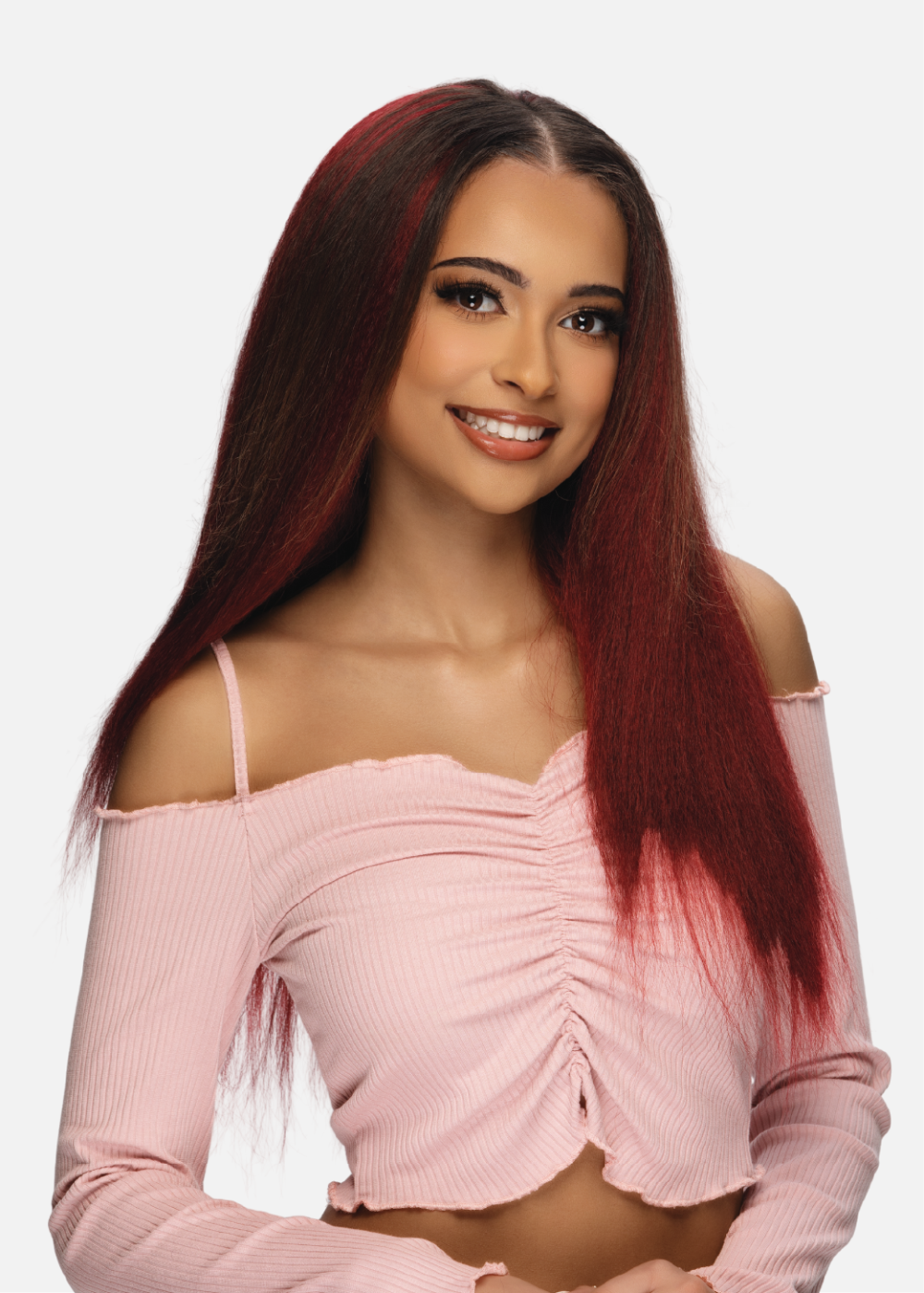 AMV-110 [Full Wig | V-part | Glueless | Synthetic Fiber].