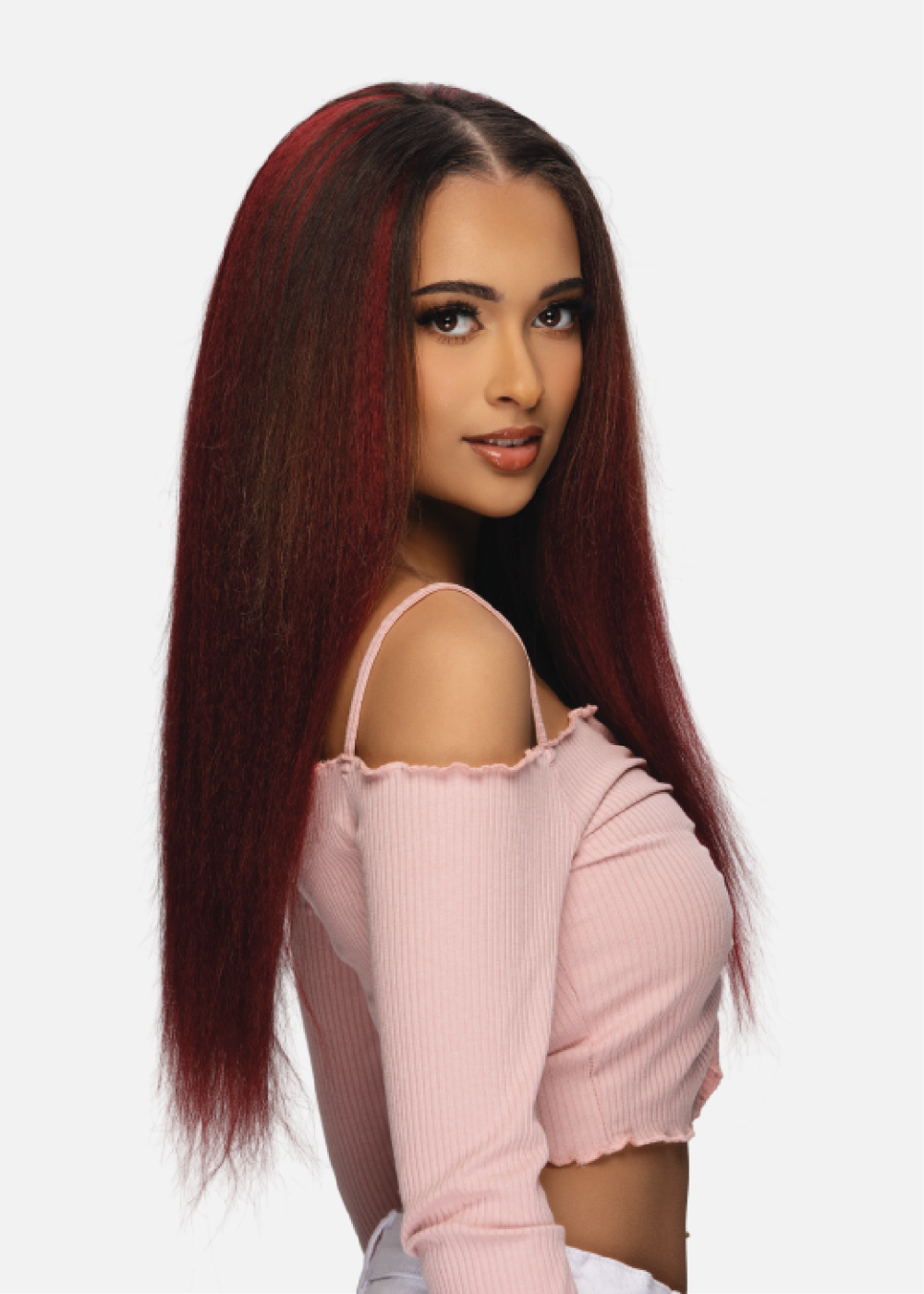 AMV-110 [Full Wig | V-part | Glueless | Synthetic Fiber].