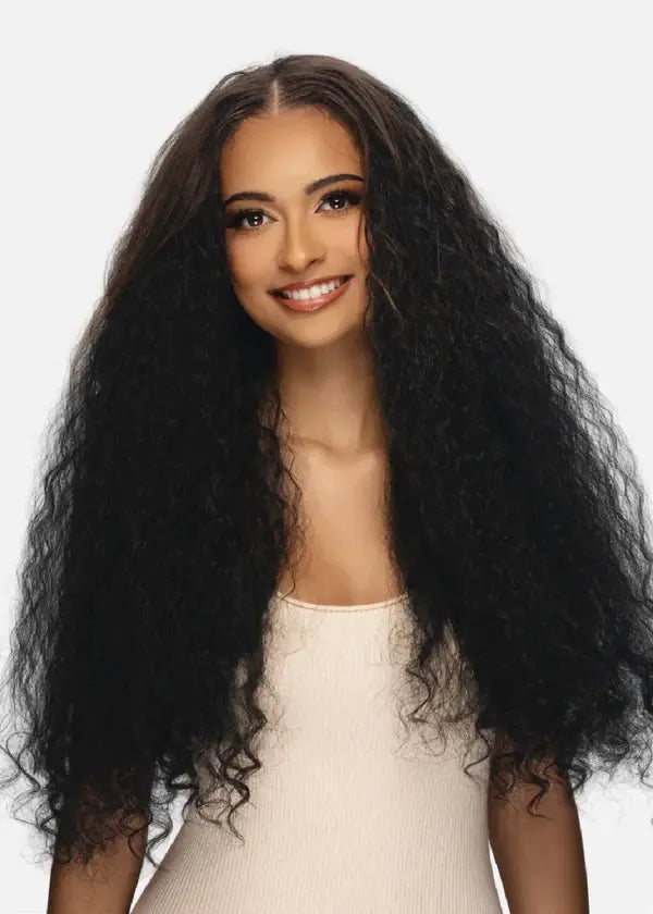AMB-112 [Head Band Full Wig | V-part | Glueless | Synthetic Fiber].