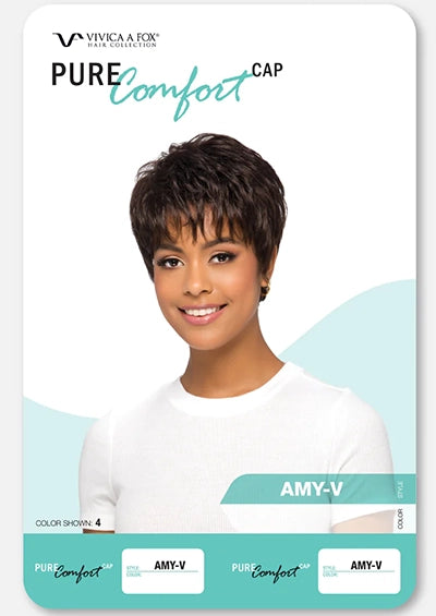 AMY-V [Full Wig | Pure Stretch Cap | Synthetic Fiber]