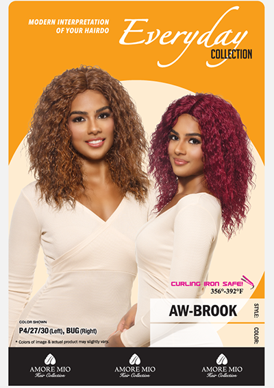 AW-BROOK [Full Wig | Elastic Band for Glueless | Heat Resistant Fiber]