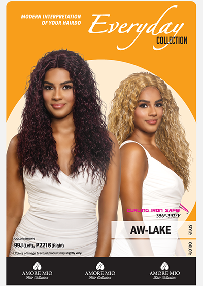 AW-LAKE [Full Wig | Elastic Band for Glueless | Heat Resistant Fiber]
