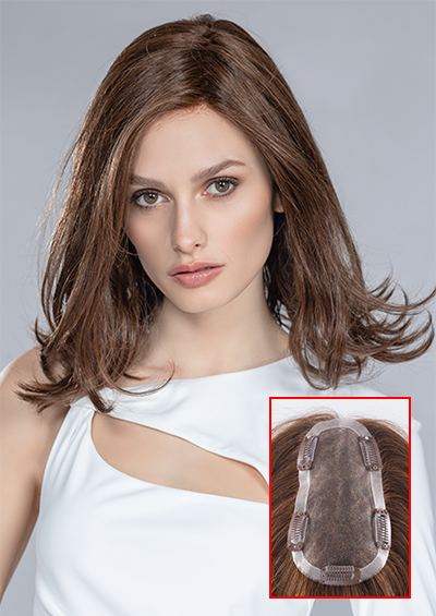 ADD IN [Hair Topper | Monofilament Top | Hand-Tied | Remy Human Hair]