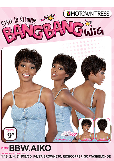 BBW.AIKO [Full Wig | Bang Bang | Hi-Temp Synthetic Fiber]