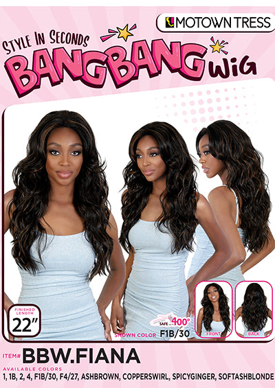 BBW.FIANA [Full Wig | Bang Bang | Hi-Temp Synthetic Fiber]