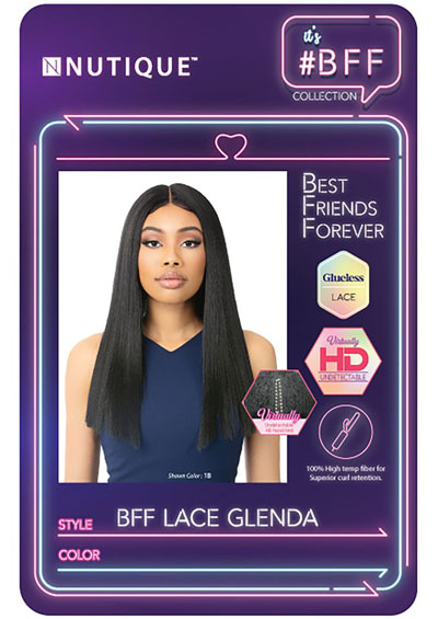 BFF LACE GLENDA [Full Wig | HD Glueless Lace | Flexfit Cap | High Heat Fiber]