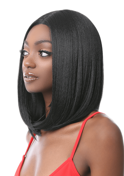 BFF LACE NATURAL STRAIGHT BOB 14" [Full Wig | HD Lace | High Heat Fiber]