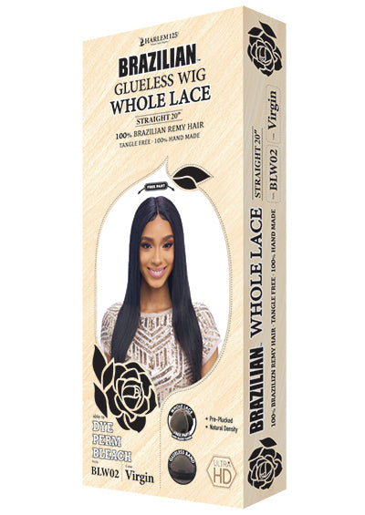 BLW02 [Full Wig | Ultra HD Whole Lace | 100% Hand Made | 100% Brazilian Natural Remy Hair]