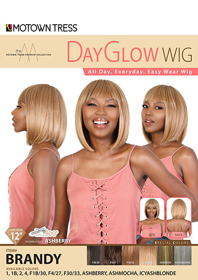 BRANDY [Full Wig | Day Glow Wig | High Temp Synthetic Fiber]