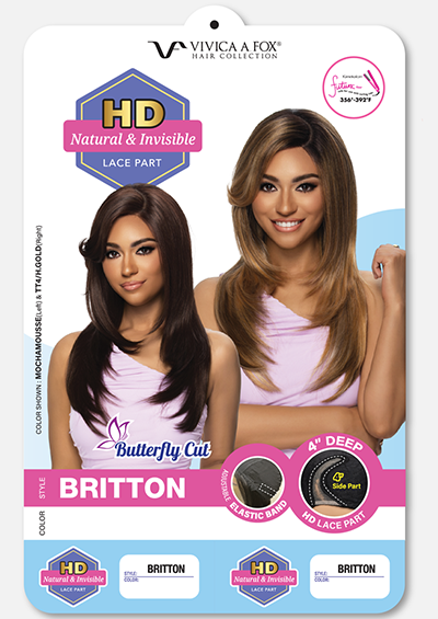 BRITTON [Full Wig | 4" Deep HD Lace Part | Futura Fiber]