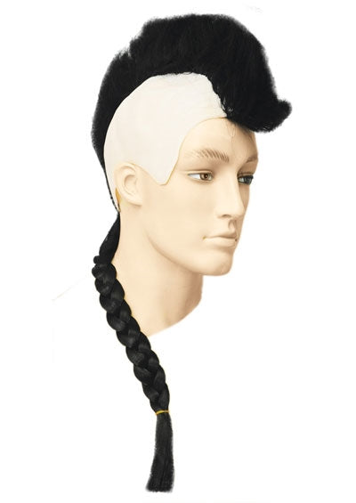 Mohawk Bargain [Full Cap | Skin Sides | Braided Synthetic Ponytail]