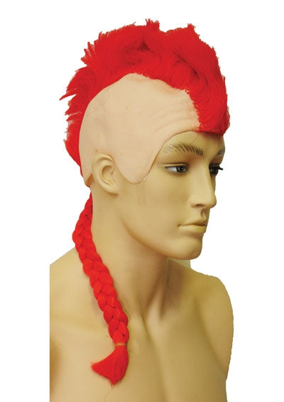 Mohawk Bargain [Full Cap | Skin Sides | Braided Synthetic Ponytail]