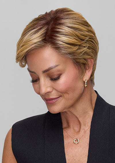 CELINE [Full Wig | Lace Front | Single Monofilament | Wefted Back | Heat Resistant Synthetic]