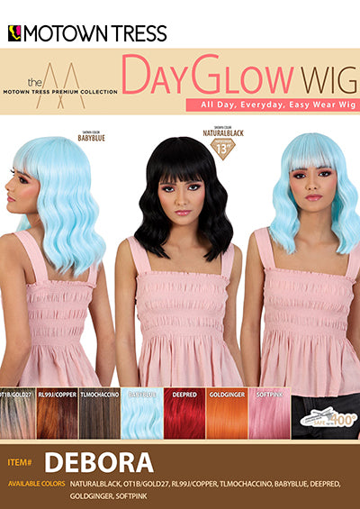 DEBORA [Full Wig | Day Glow Wig | High Temp Synthetic Fiber]