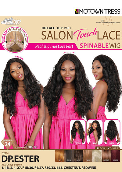 DP.ESTER [Full Wig | HD Lace Deep Part Spinable | High-Temp Synthetic Fiber]