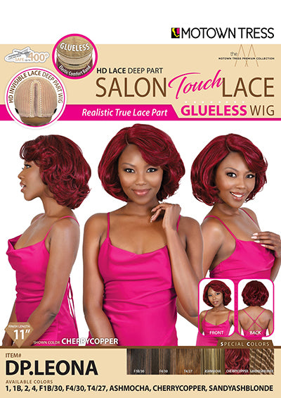 DP.LEONA [Full Wig | HD Lace Deep Part | Glueless Cap | High-Temp Synthetic Fiber]