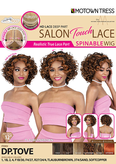 DP.TOVE [Full Wig | HD Lace Deep Part | High-Temp Synthetic Fiber]
