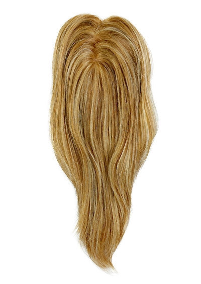 MONO WIGLET 12-HH [100% Human Hair Top Piece | Mono | Comb Clips]