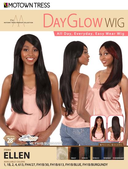 ELLEN [Full Wig | Day Glow Wig | High Temp Synthetic Fiber].
