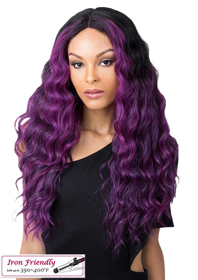 EDGAR [Full Wig | Lace Center Part | Iron Friendly Synthetic]
