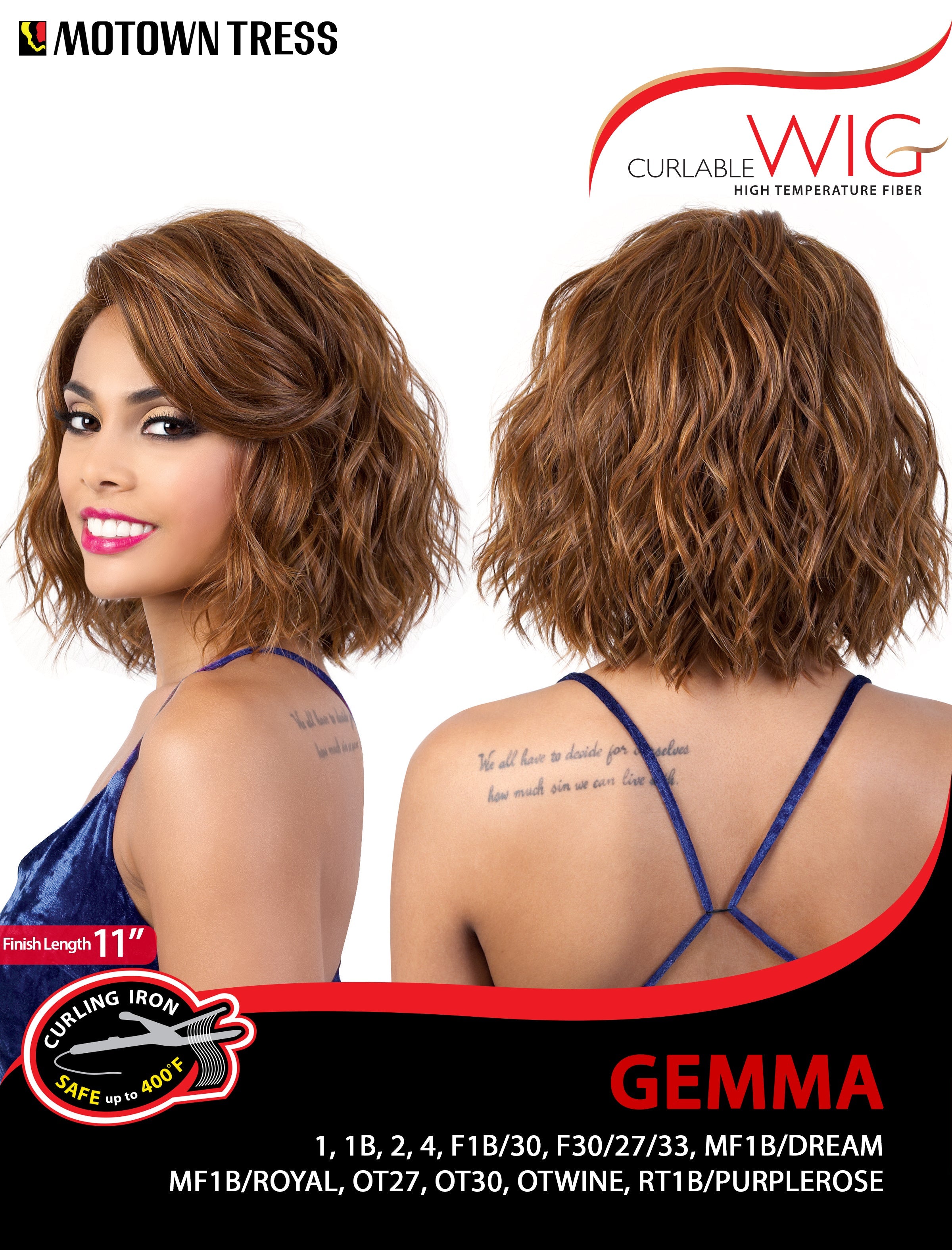 GEMMA [Full Wig | Hi-Temp Synthetic Fiber]