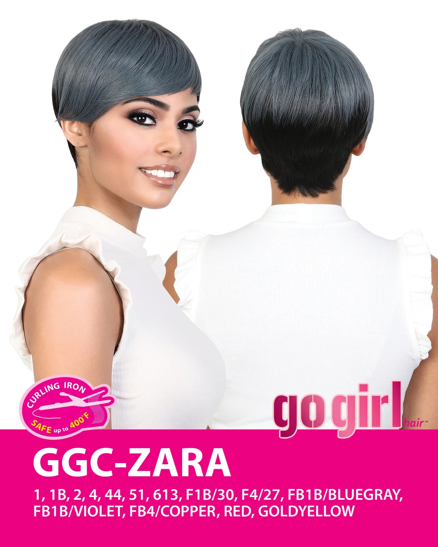 GGC-ZARA [GO Girl | Full Wig | Curling Iron Safe Synthetic]