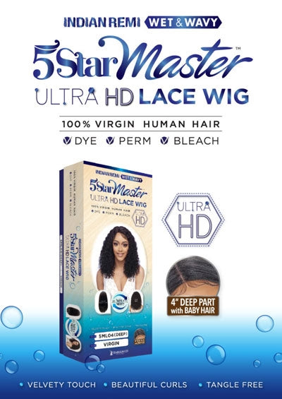 5ML04 [Full Wig | 5 Star Master | Ultra HD Lace Deep 18" | 100% Virgin Human Hair]