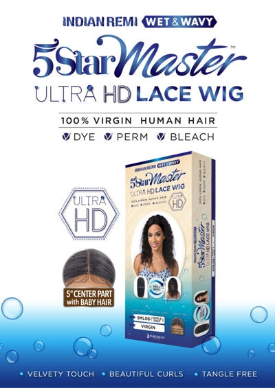 5ML06 [5 Star Master | Ultra HD Lace Ripple Deep 20" | 100% Virgin Human Hair]
