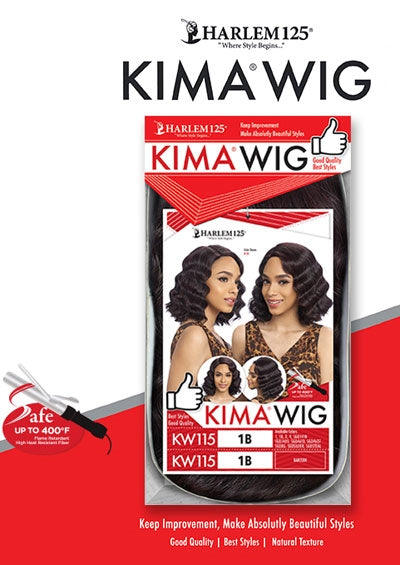 KW115 [Kima Wig | Full Cap | Synthetic]