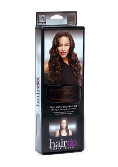 8PC WAVY EXTENSION KIT [Comb Clips | Heat-friendly Synthetic Hair]