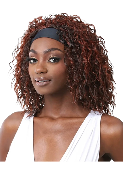 HEADBAND WIG CURLY GLOW [Half Wig | Premium Synthetic Fiber]