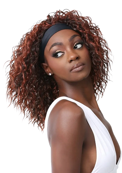 HEADBAND WIG CURLY GLOW [Half Wig | Premium Synthetic Fiber]