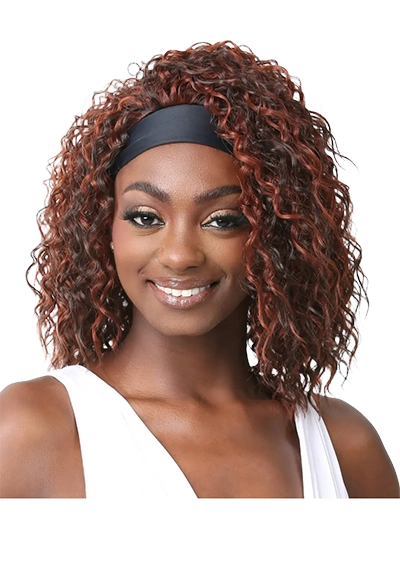 HEADBAND WIG CURLY GLOW [Half Wig | Premium Synthetic Fiber]
