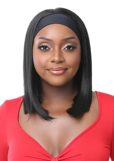 HEADBAND WIG STRAIGHT [Half Wig | Premium Synthetic Fiber].