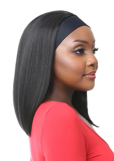 HEADBAND WIG STRAIGHT [Half Wig | Premium Synthetic Fiber].