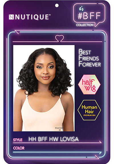 HH BFF HW LOVISA [Half Wig | Natural Wave| Human Hair Mix]