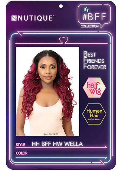 HH BFF HW WELLA [Half Wig | Ready to Wear |  High Heat Fiber]