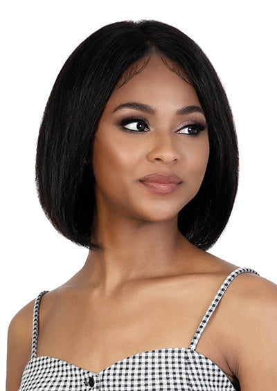 HLS.134B12 [Full Wig | 13x4 Glueless Lace | HD Invisible | 100% Virgin Remy Human Hair | 12 Inch]