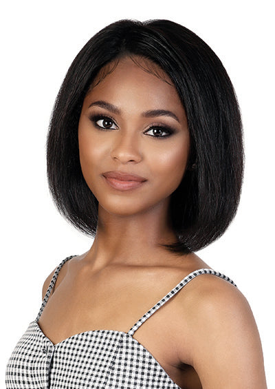 HLS.134B12 [Full Wig | 13x4 Glueless Lace | HD Invisible | 100% Virgin Remy Human Hair | 12 Inch]